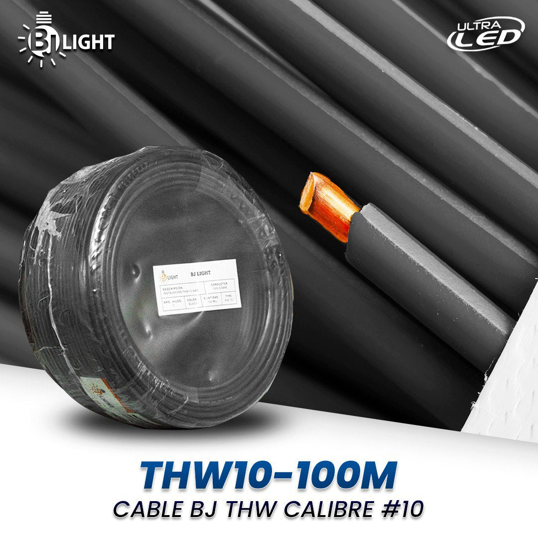 CABLE BJ THW #10 AWG 75°C 100MTS