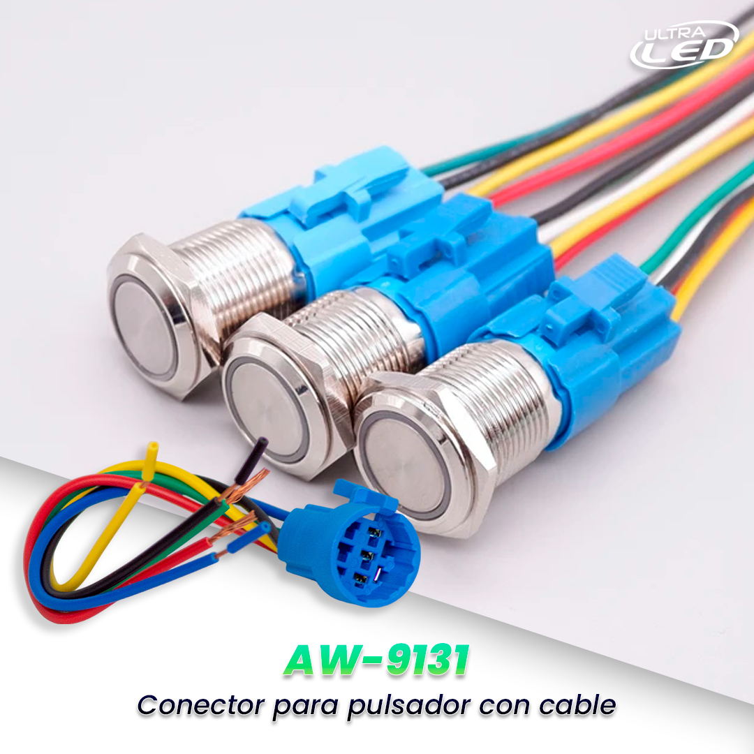 CONECTOR P/PULSADOR N/O & N/C MODELO AW-9131