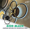 LAMPARA DECORATIVA 160W CARCASA NEGRA MODELO 6336