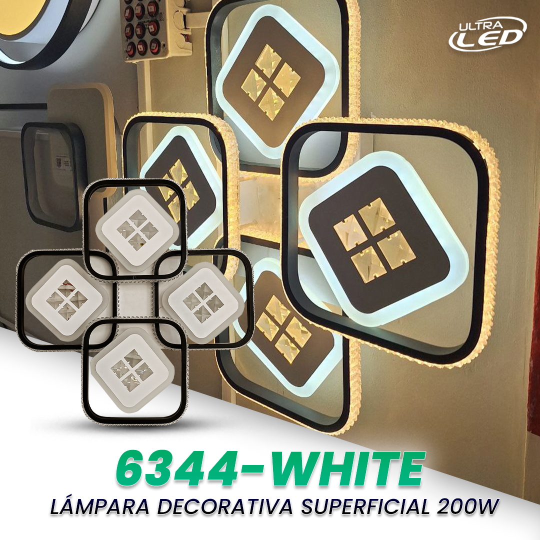 LAMPARA LED DECORATIVA 200W MODELO 6344