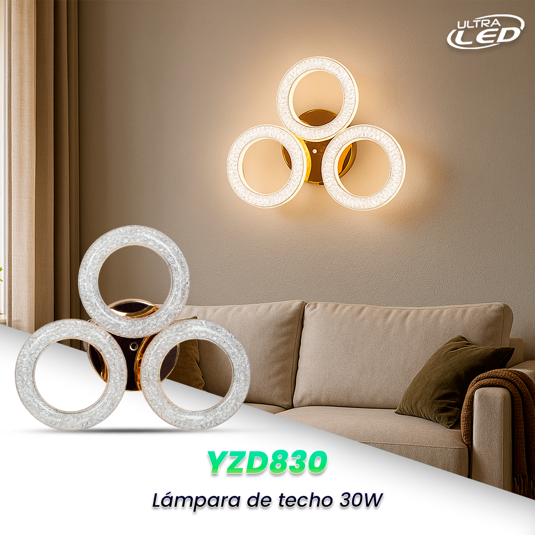 LAMPARA DE TECHO 30W MODELO YZD830