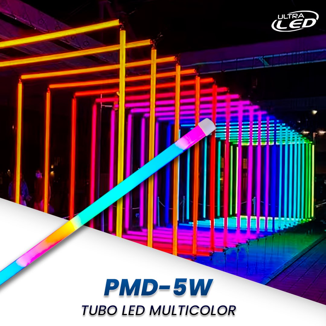 TUBO T8 IP65 CORREDIZA RGB MODELO PMD-5W