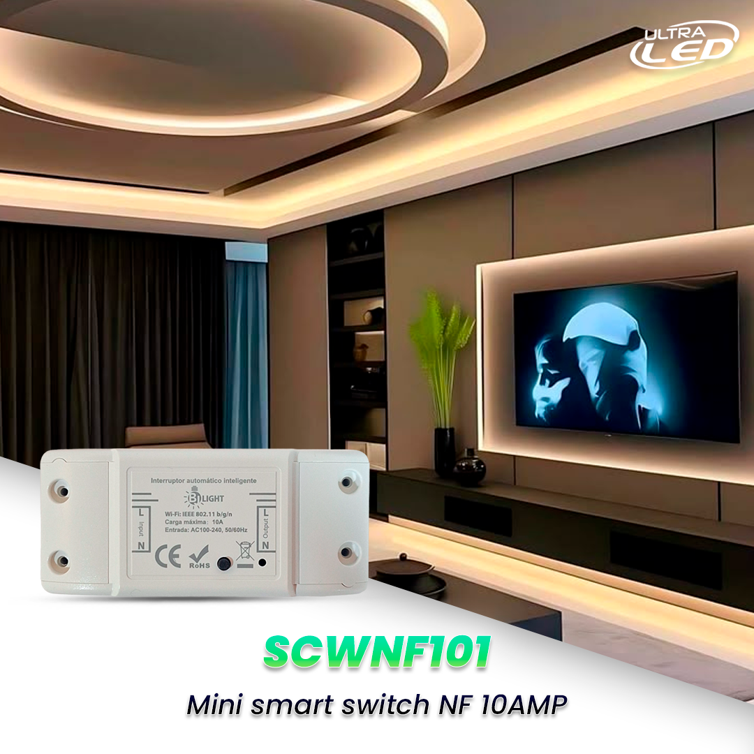 MINI SMART SWITCH NF 10AMP MODELO SCWNF101