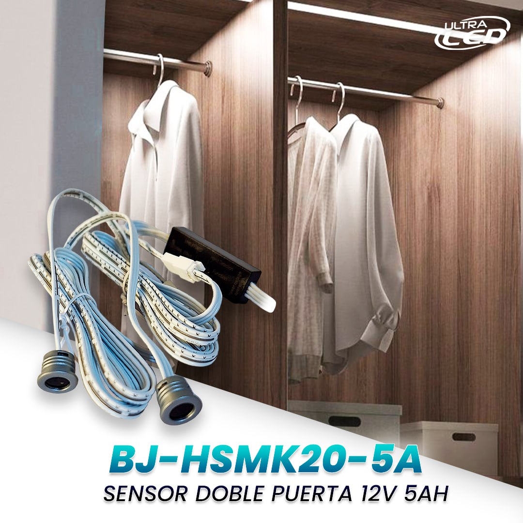 SENSOR DOBLE PUERTA 12V 5AH MODELO BJ-HSMK20-5A