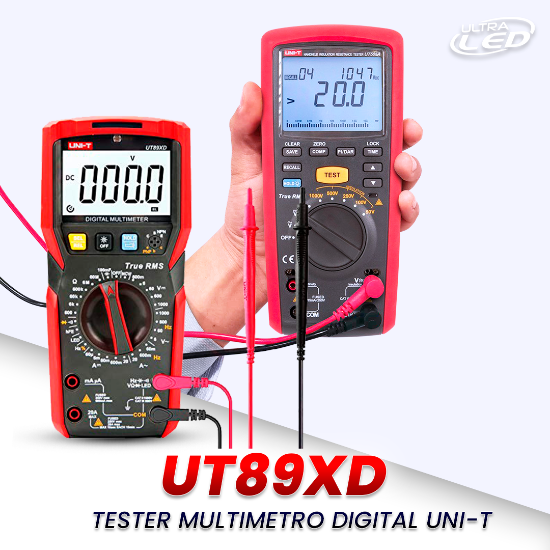 TESTER MULTÍMETRO MODELO UT89XD