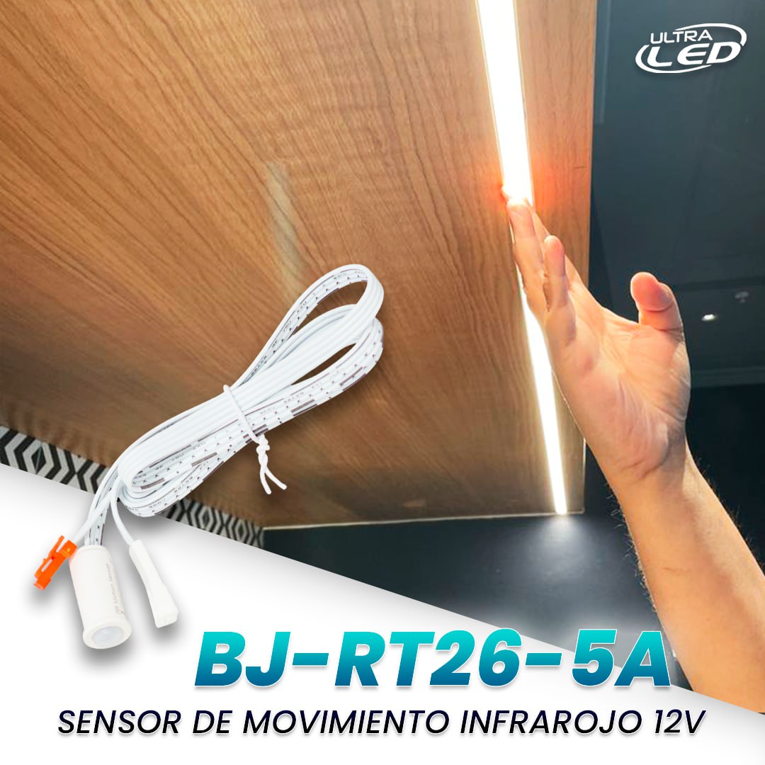 SENSOR DE MOVIMIENTO INFRARROJO MODELO BJ-RT26-5A
