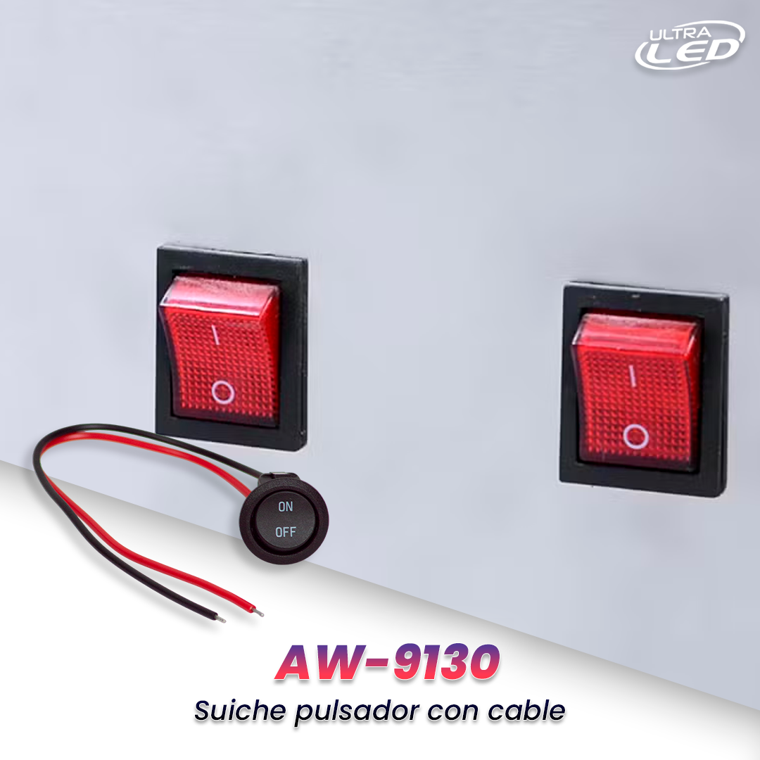 SUICHE PULSADOR C/CABLE MODELO AW-9130