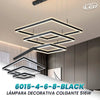 LAMPARA COLGANTE  516W CARCASA NEGRA MODELO 6015