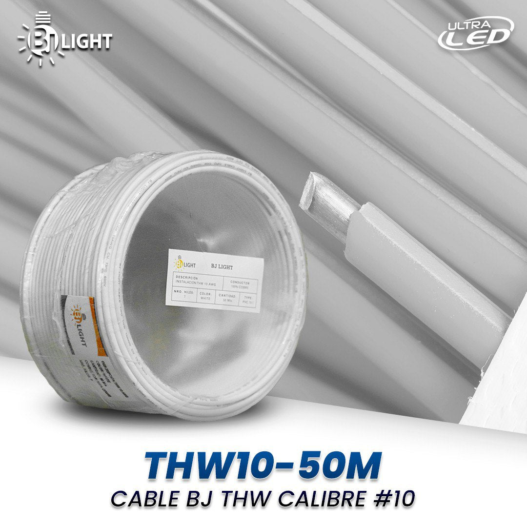 CABLE BJ THW CALIBRE #10 AWG 75°C 50 METROS