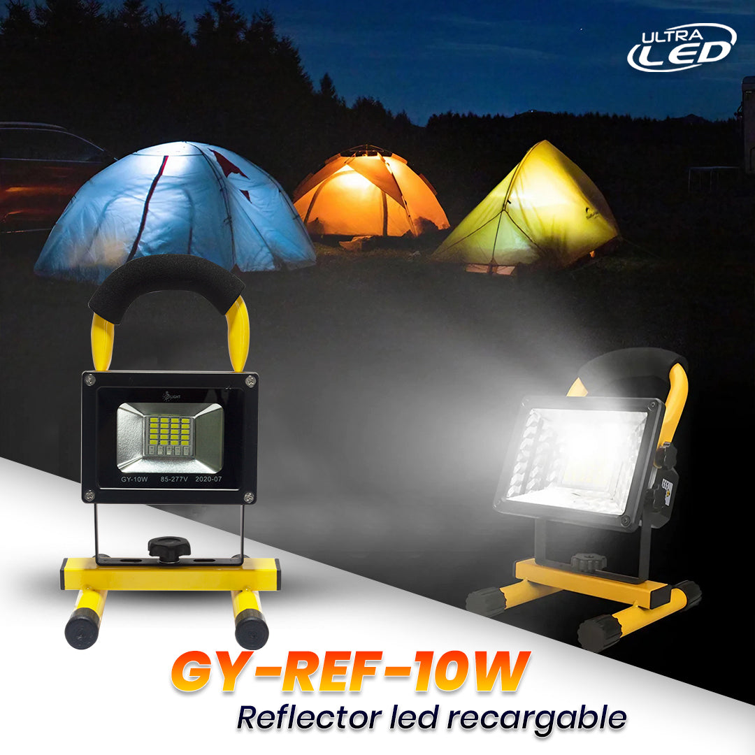 REFLECTOR LED 10W RECARGABLE MODELO 10W