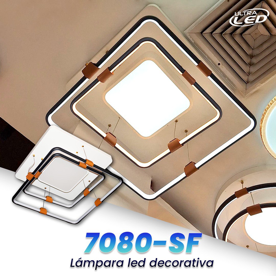 LAMPARA DECORATIVA SUPERFICIAL 55W MODELO 7080-SF