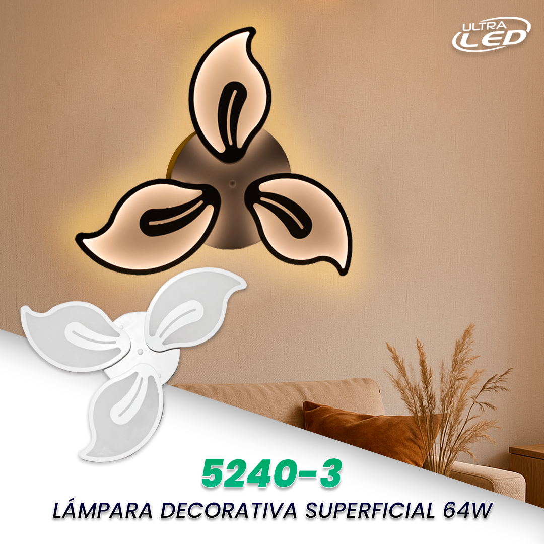 LAMPARA DECORATIVA 64W MODELO 5240-3