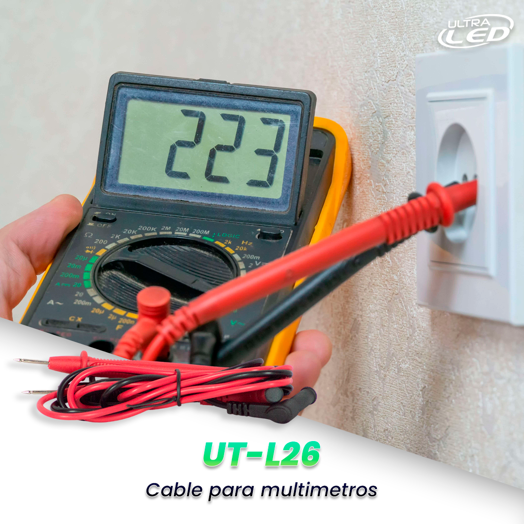 CABLE PARA MULTIMETRO MODELO UT-L26