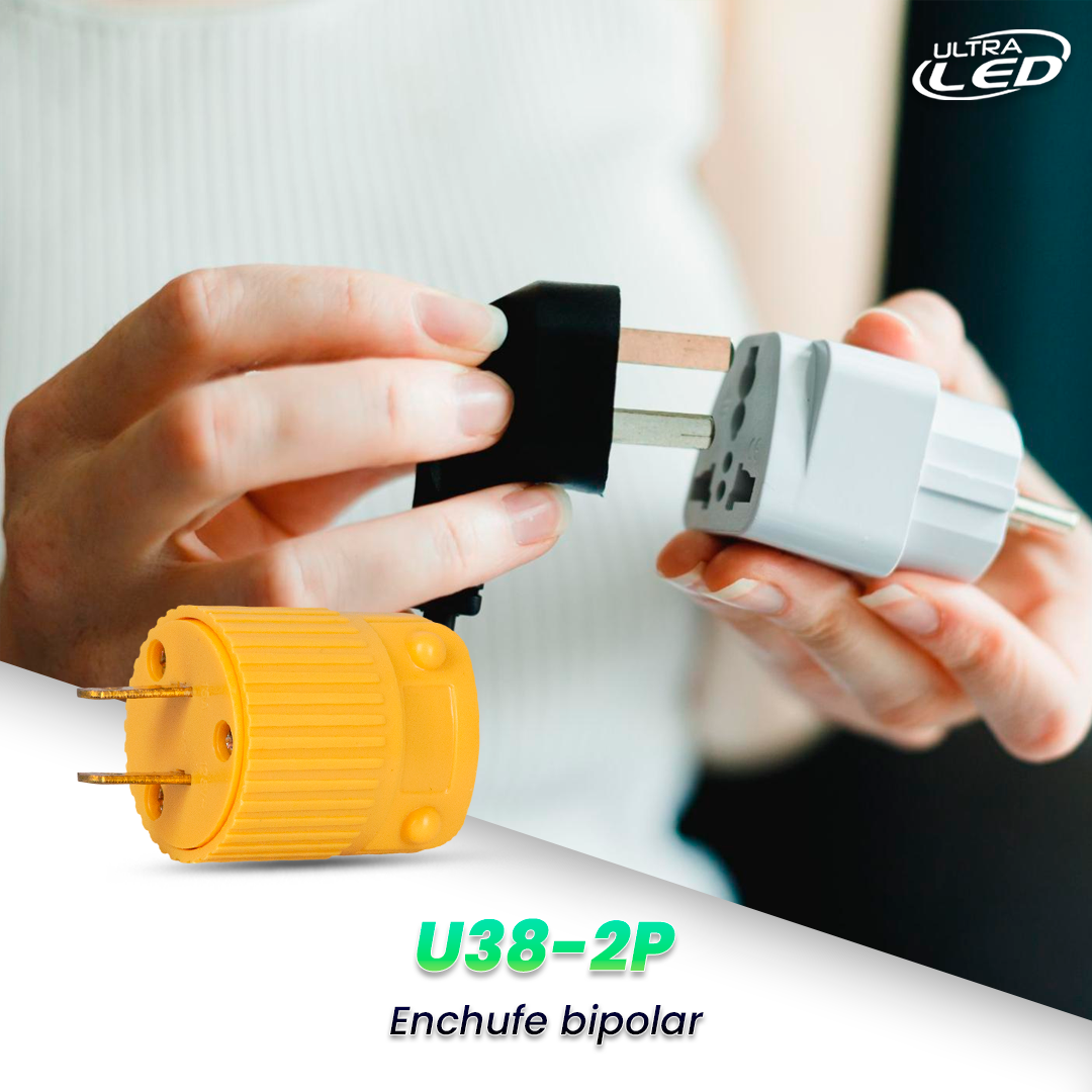 ENCHUFE BIPOLAR 15AMP -125V MODEO U38-2P