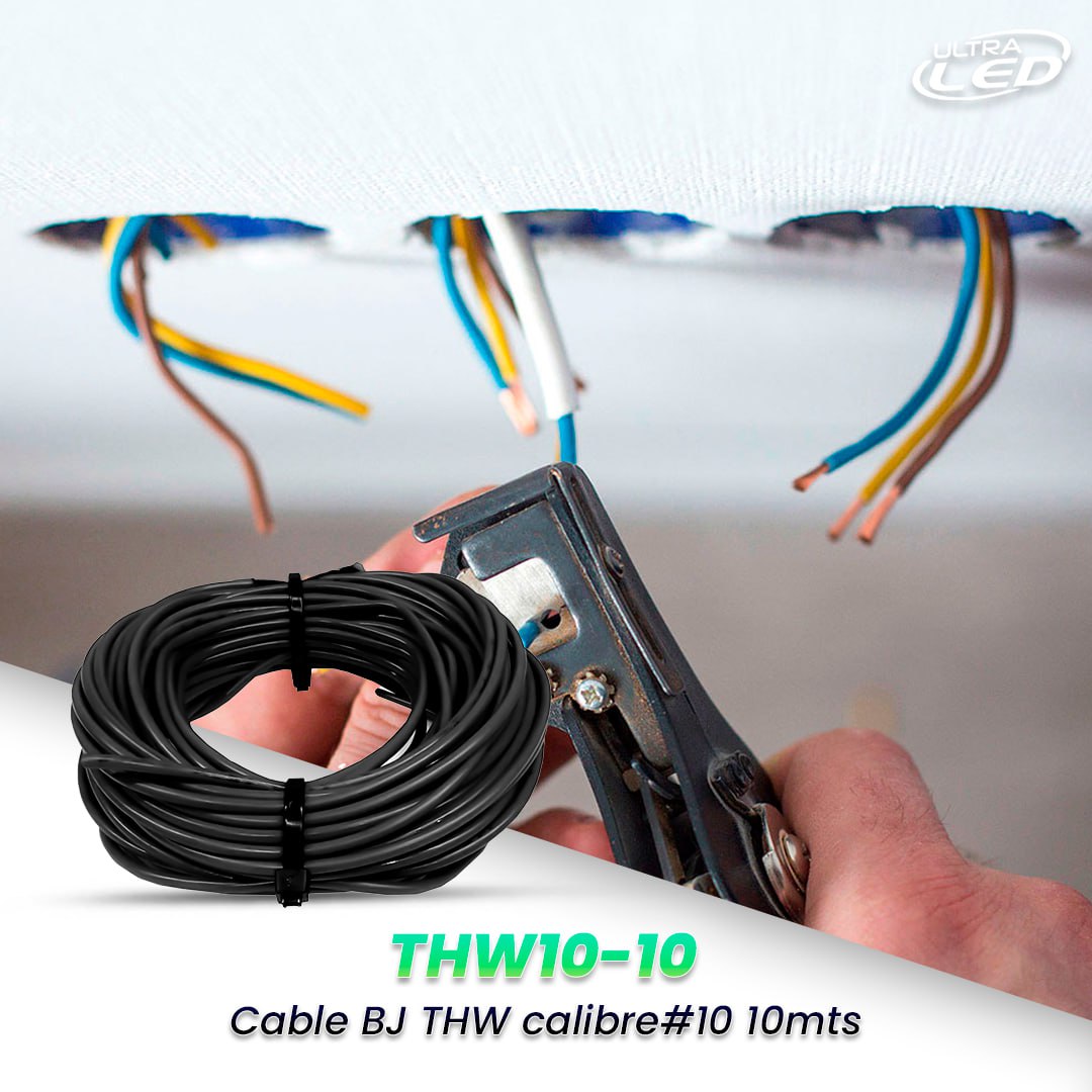 CABLE BJ THW CALIBRE #10 AWG 75°C 10 METROS