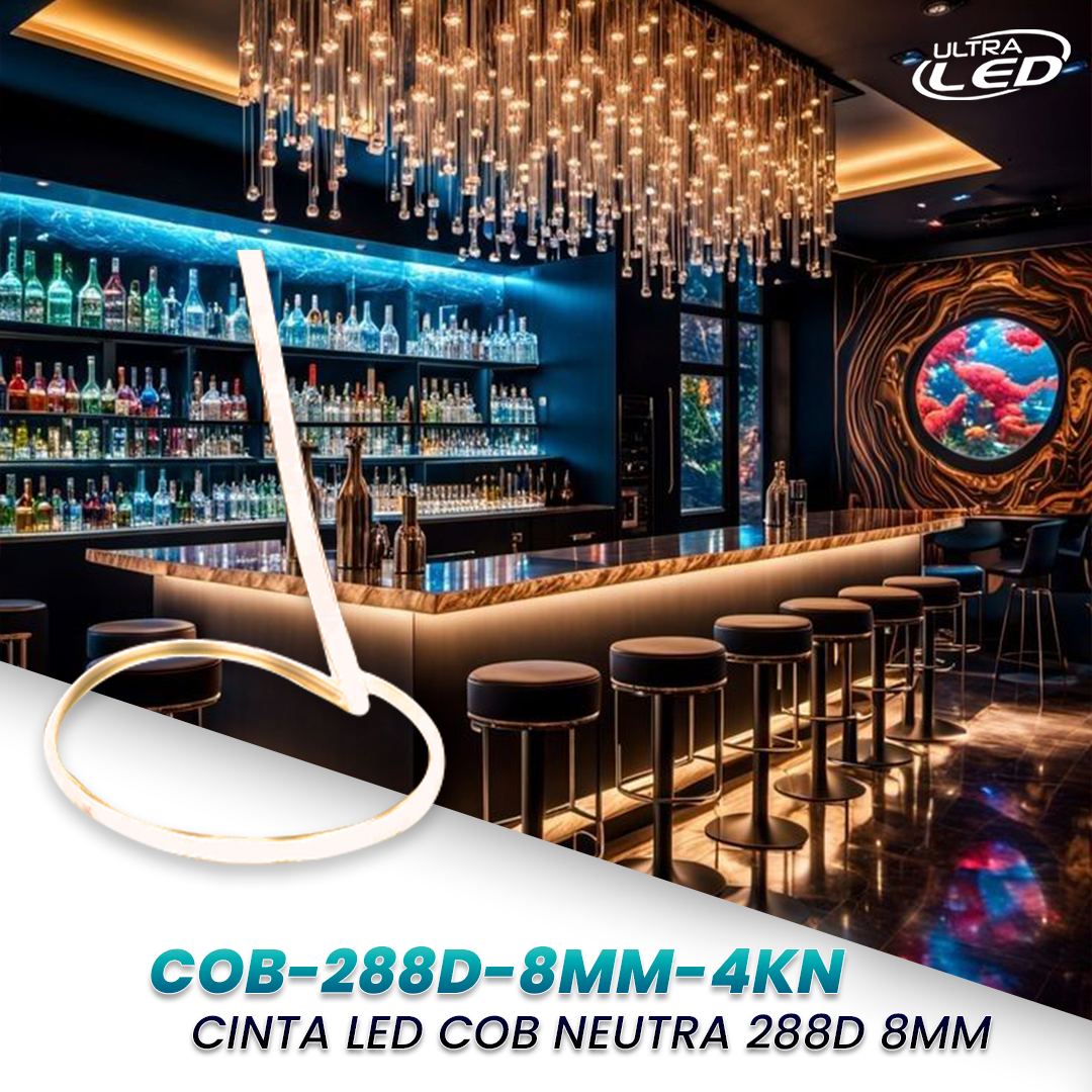 CINTA LED COB 288D 8MM (110V) NUEVA