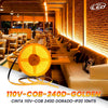 CINTA 110V COB 240D LUZ CALIDA 10 METROS MODELO 110V-COB-240D-3000K