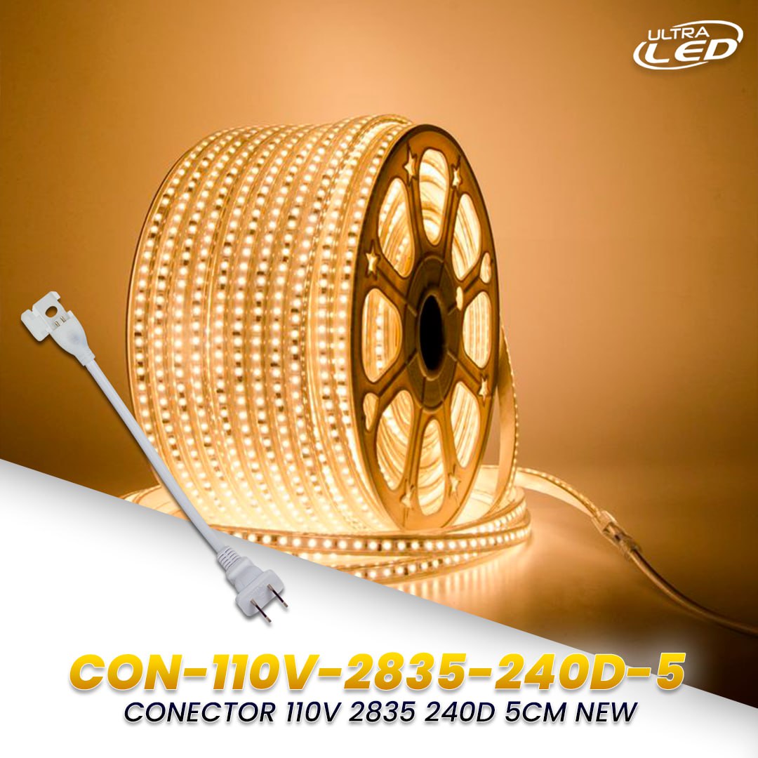 CONECTOR 110V PARA LA CINTA LED  MODELO CON-110V- 2835-240D-5