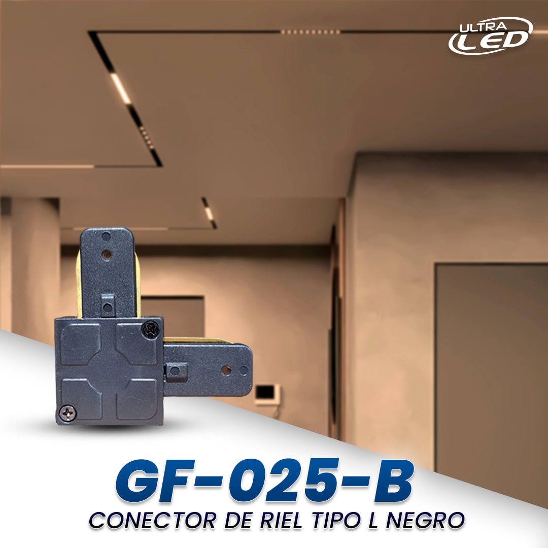 CONECTOR PARA RIEL TIPO L MODELO GF-025-B