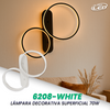 LAMPARA LED DECORATIVA 70W MODELO 6208-WHITE