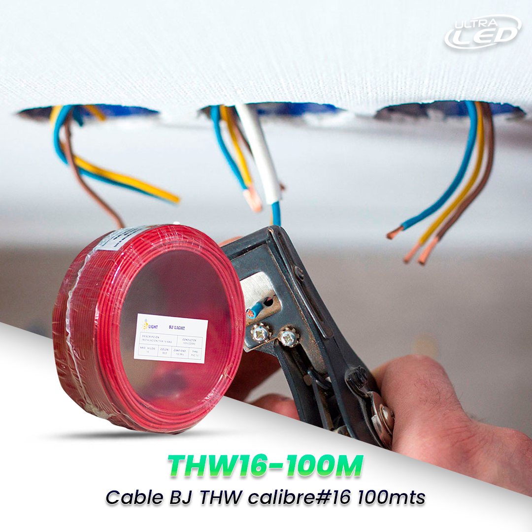 CABLE BJ THW CALIBRE #16 AWG 75°C 100 METROS