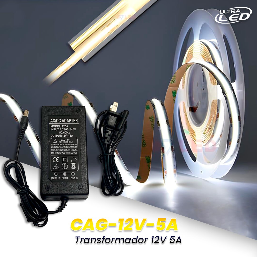 TRANSFORMADOR 12V 5AMP MODELO CAG-12V-5A