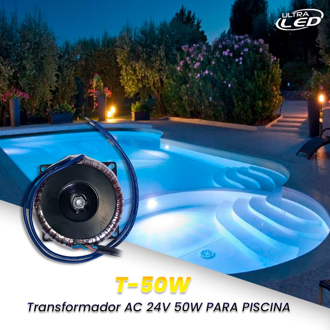 TRANSFORMADOR  PARA PISCINA 50W-AC24V