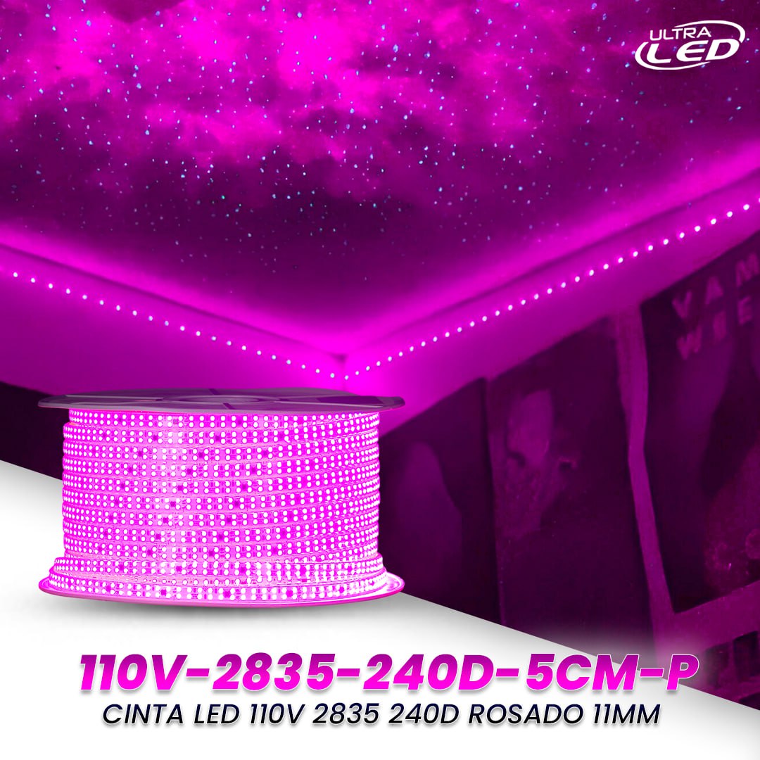 CINTA LED 110V 2835 240D MODELO 110V-2835-240D-5CM