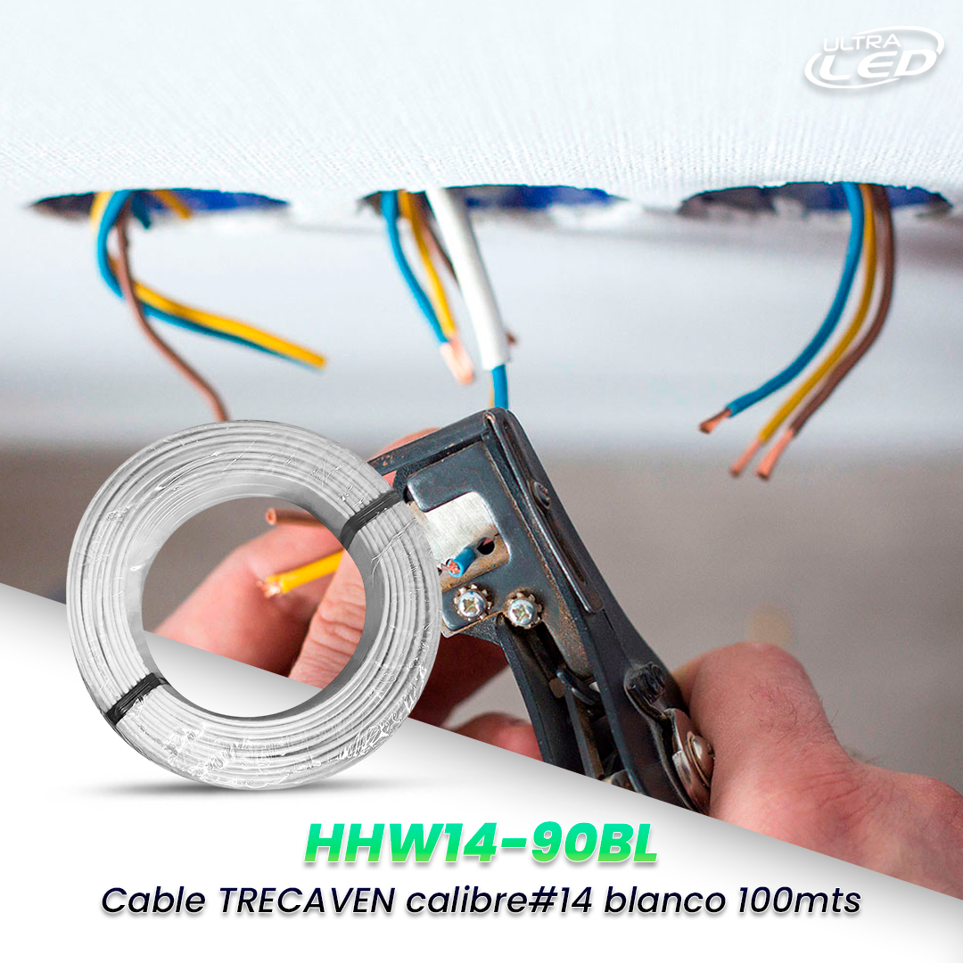 CABLE #14 THW 75°C AWG-600V 7 HILOS 100 METROS