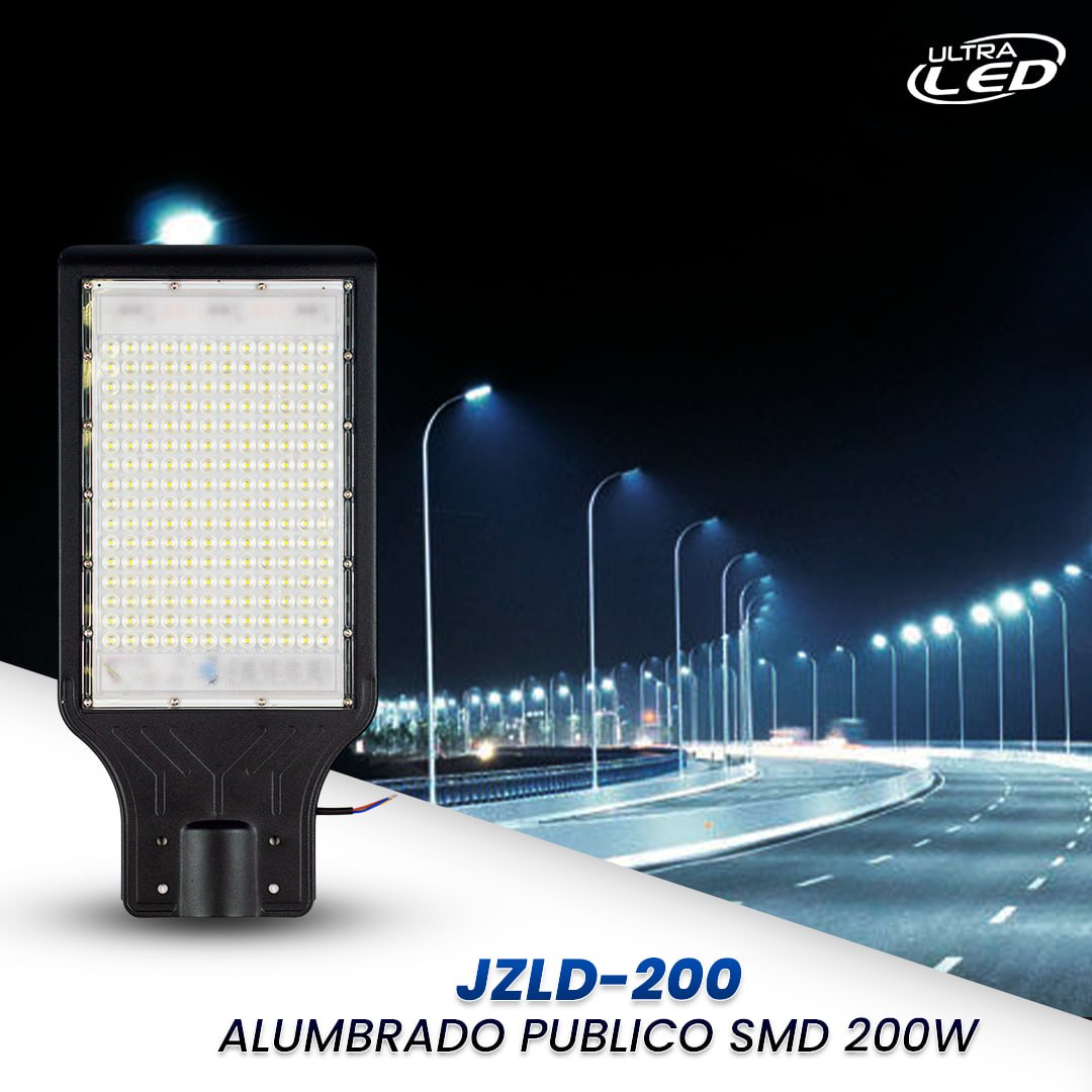 ALUMBRADO PUBLICO SMD 200W MODELO JZLD