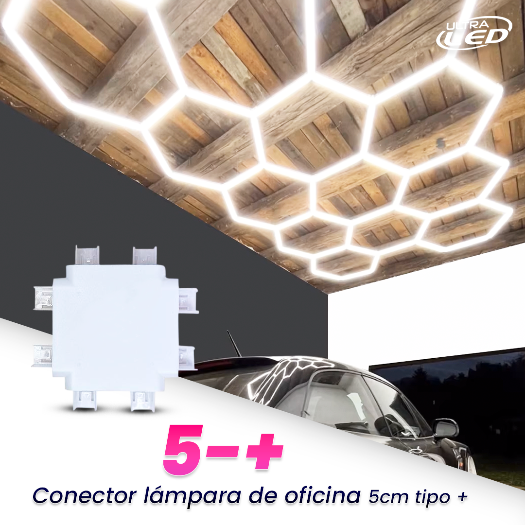 CONECTOR LAMPARA OFICINA 5CM TIPO+ MODELO 5-+