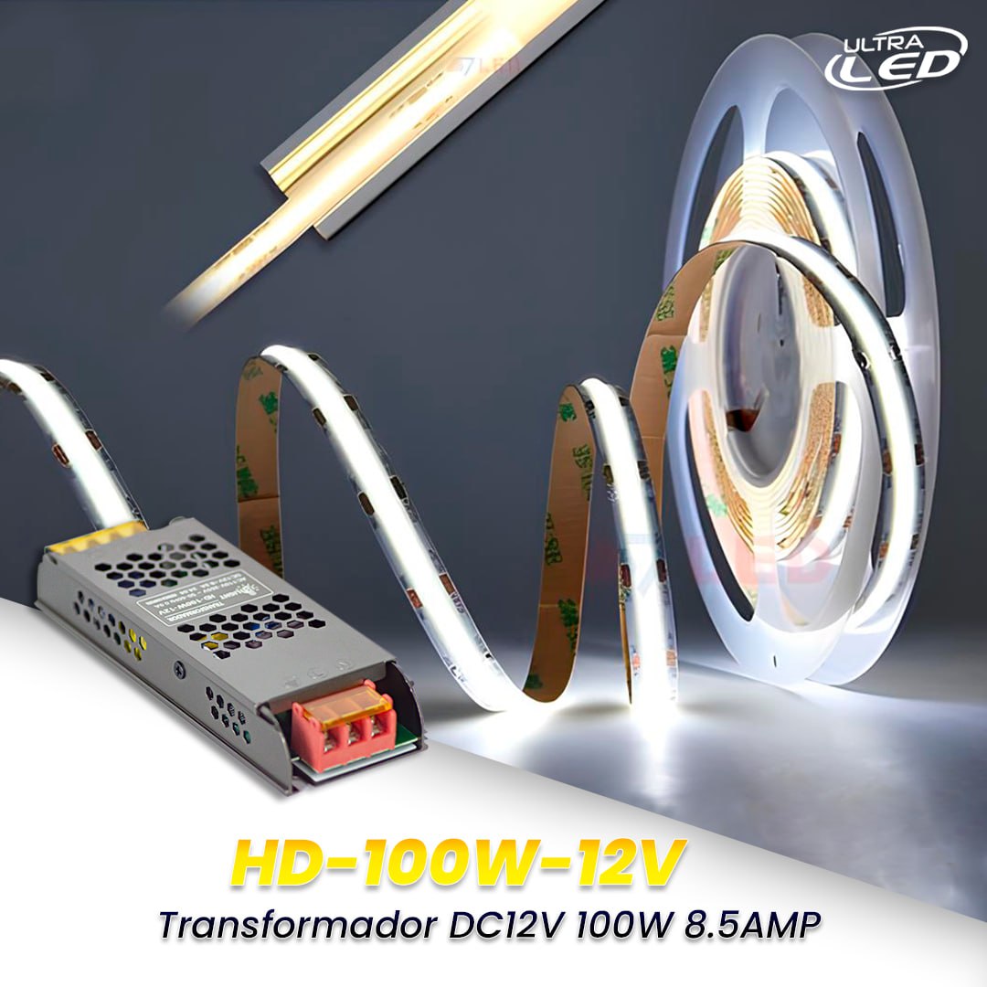 TRANSFORMADOR DV12V 100W 8.5AMP MODELO HD-100W-12V