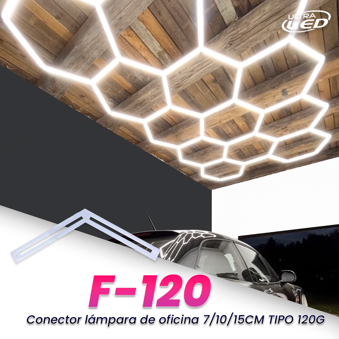 CONECTOR LAMPARA OFICINA 7/10/15CM TIPO 120G MODELO F-120