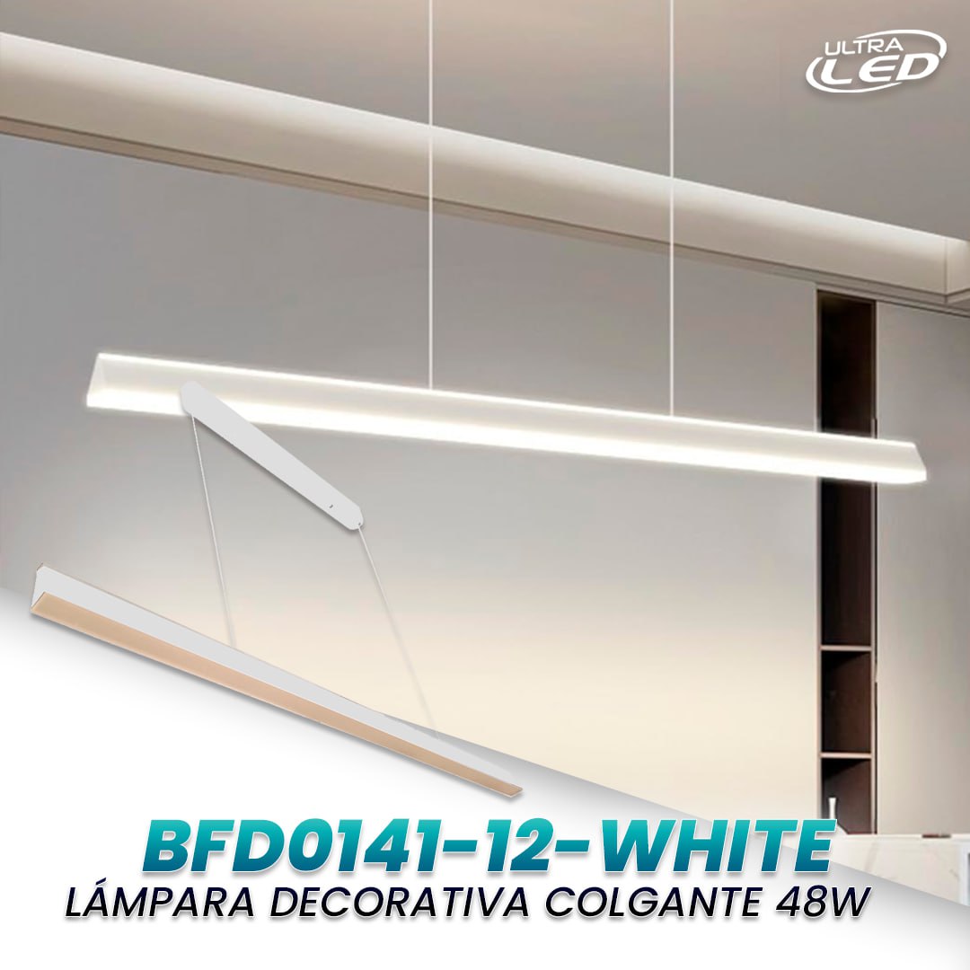 LAMPARA LED DECORATIVA COLGANTE 48W MODELO BFD0141