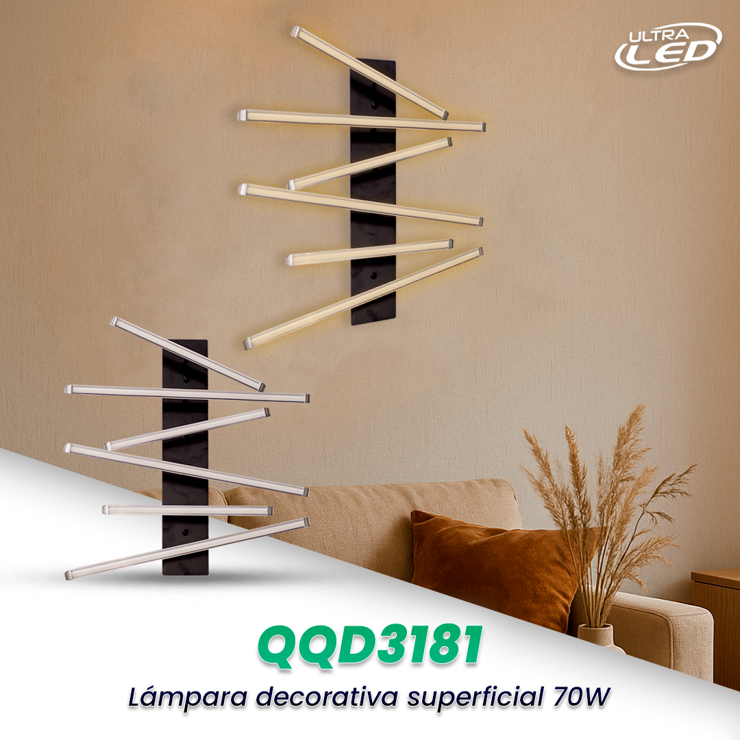 LAMPARA LED DECORATIVA 70W MODELO QQD3181