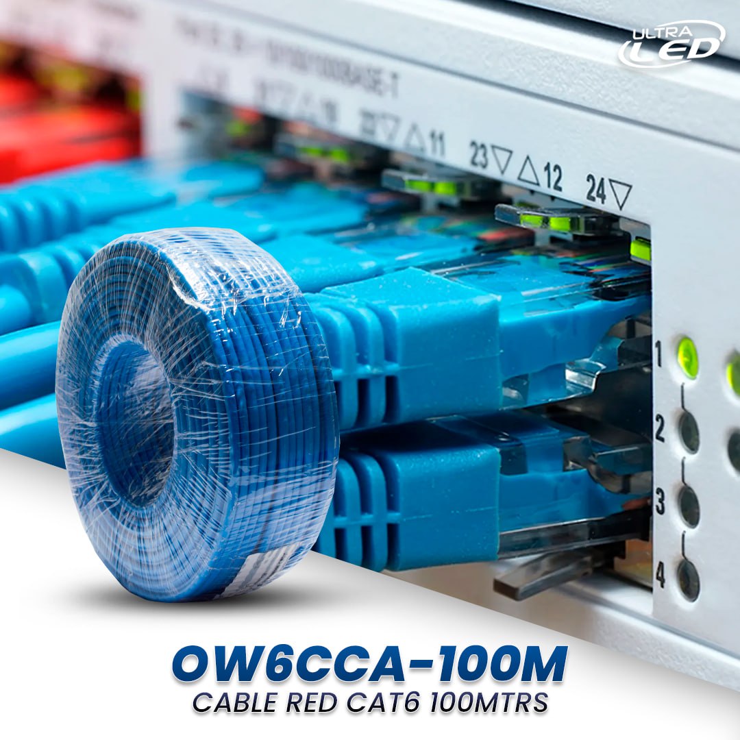 CABLE RED CAT6 100MTRS