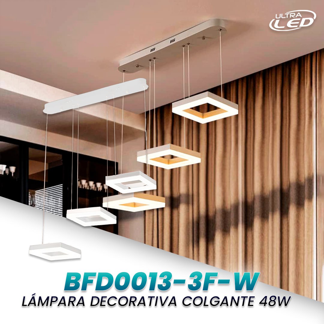 LAMPARA DECORATIVA 48W MODELO BFD0013-3F