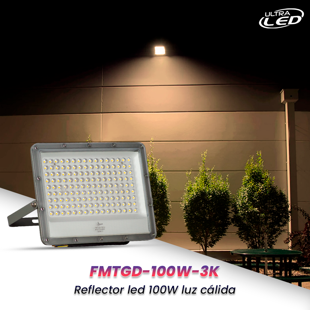 REFLECTOR LED LUZ CALIDA MODELO FMTGD