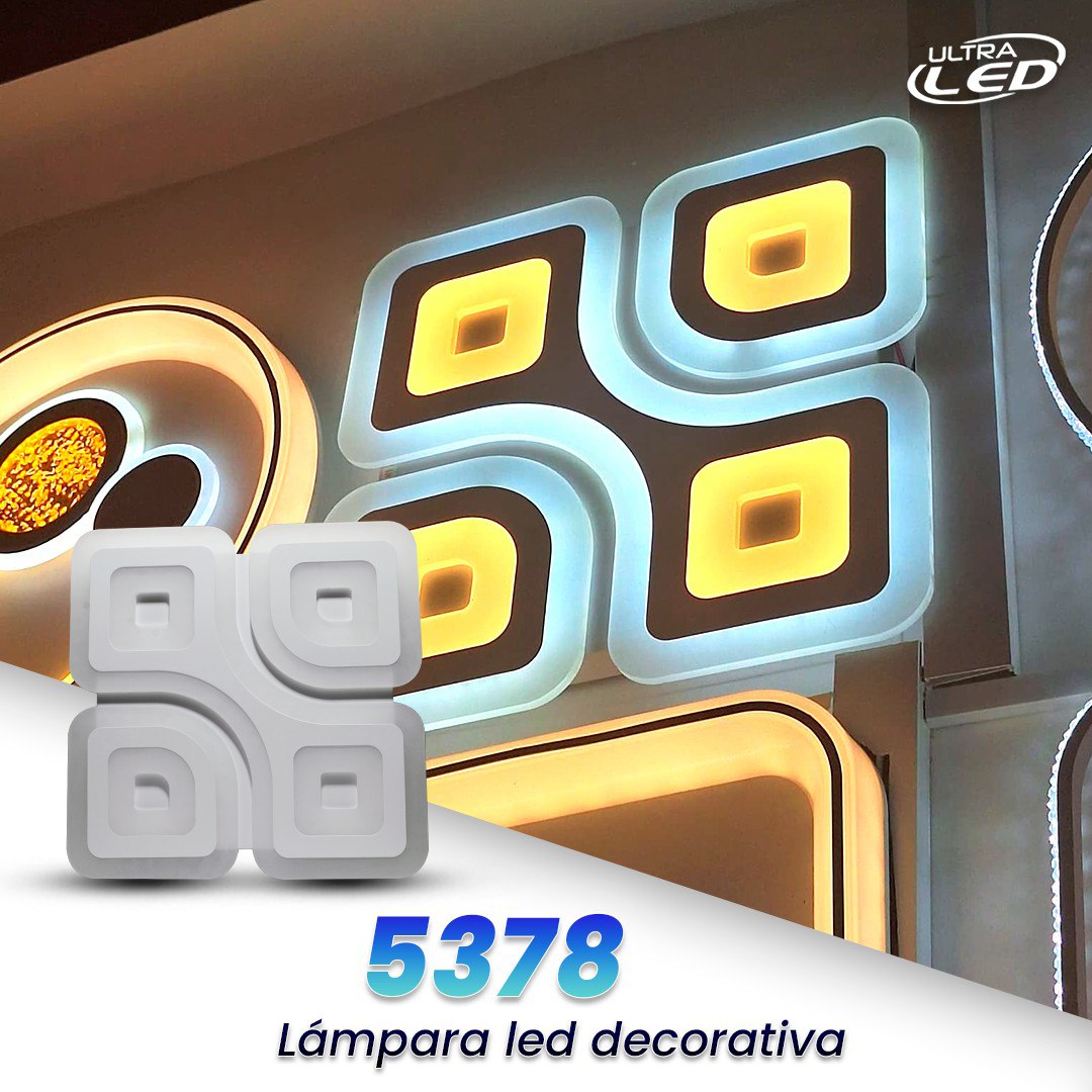 LAMPARA DECORATIVA SUPERFICIAL 186W MODELO 5378
