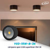 SPOT LED COB REDONDO SUPERFICIAL LUZ CALIDA (3000K) MODELO Y03