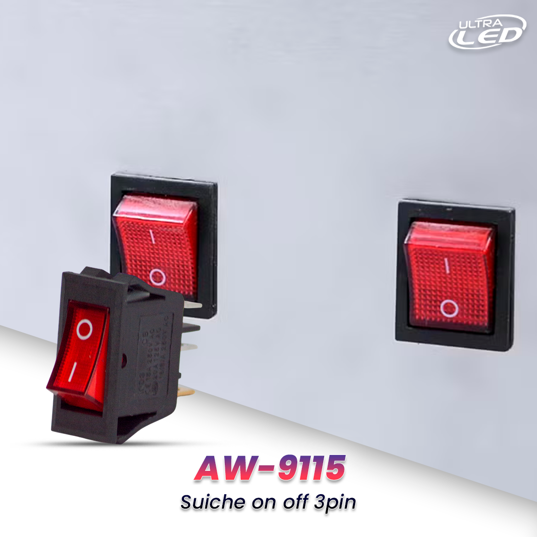 SUICHE ON / OFF 3PIN MODELO AW-9115