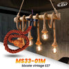 SOCATE VINTAGE MECATE MARRON E27 MODELO MS33-01M