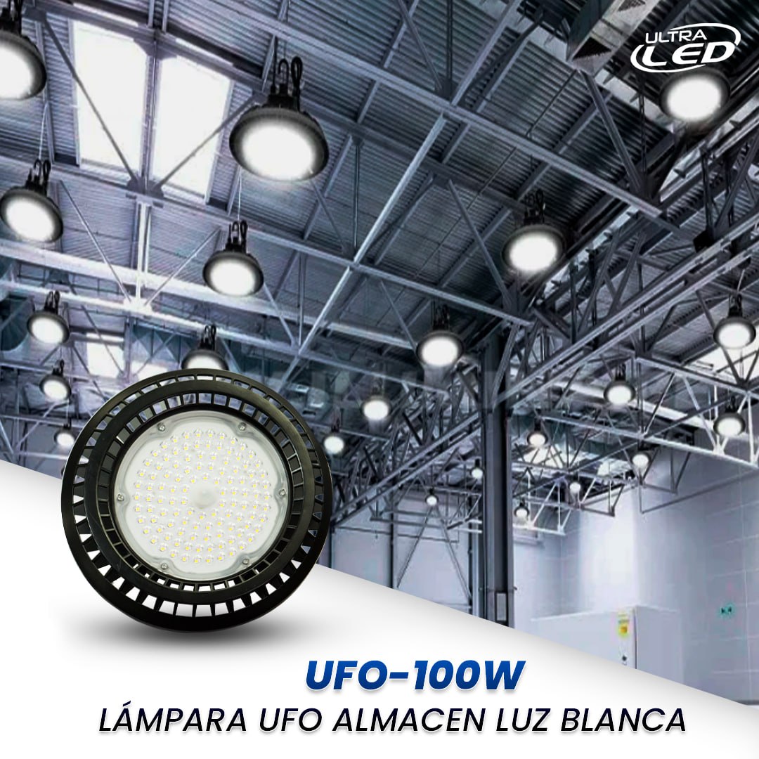 LAMPARA LED UFO ALMACEN LUZ BLANCA (6500K)