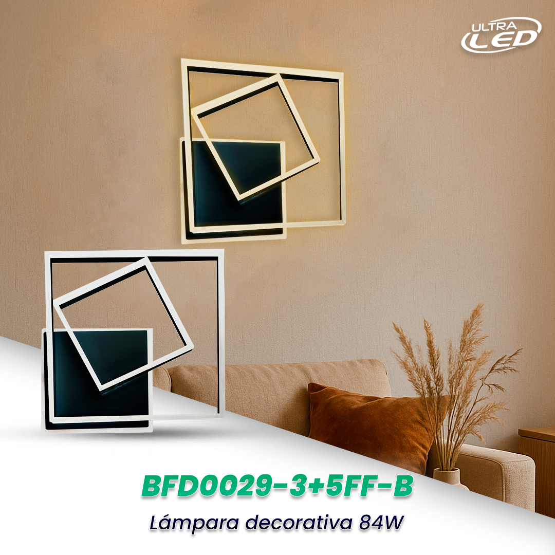 LAMPARA DECORATIVA 84W MODELO BFD0029-3+5FF-B