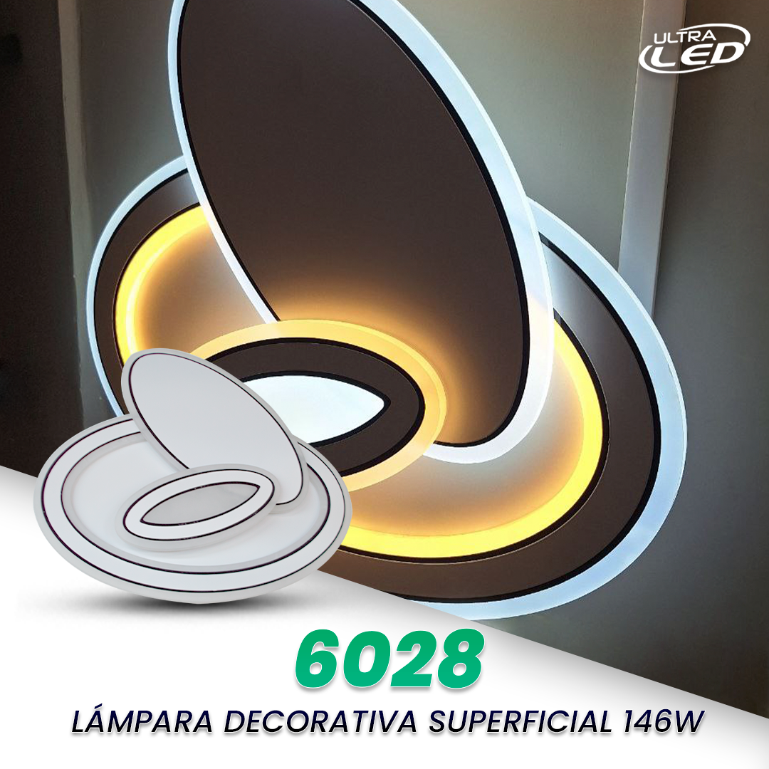 LAMPARA DECORATIVA  146W MODELO 6028