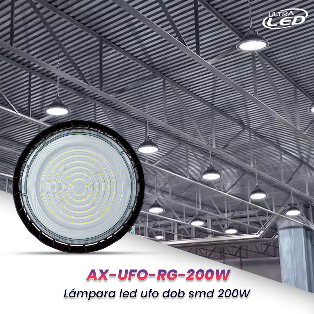 LAMPARA LED UFO DOB SMD MODELO AX-UFO-RG