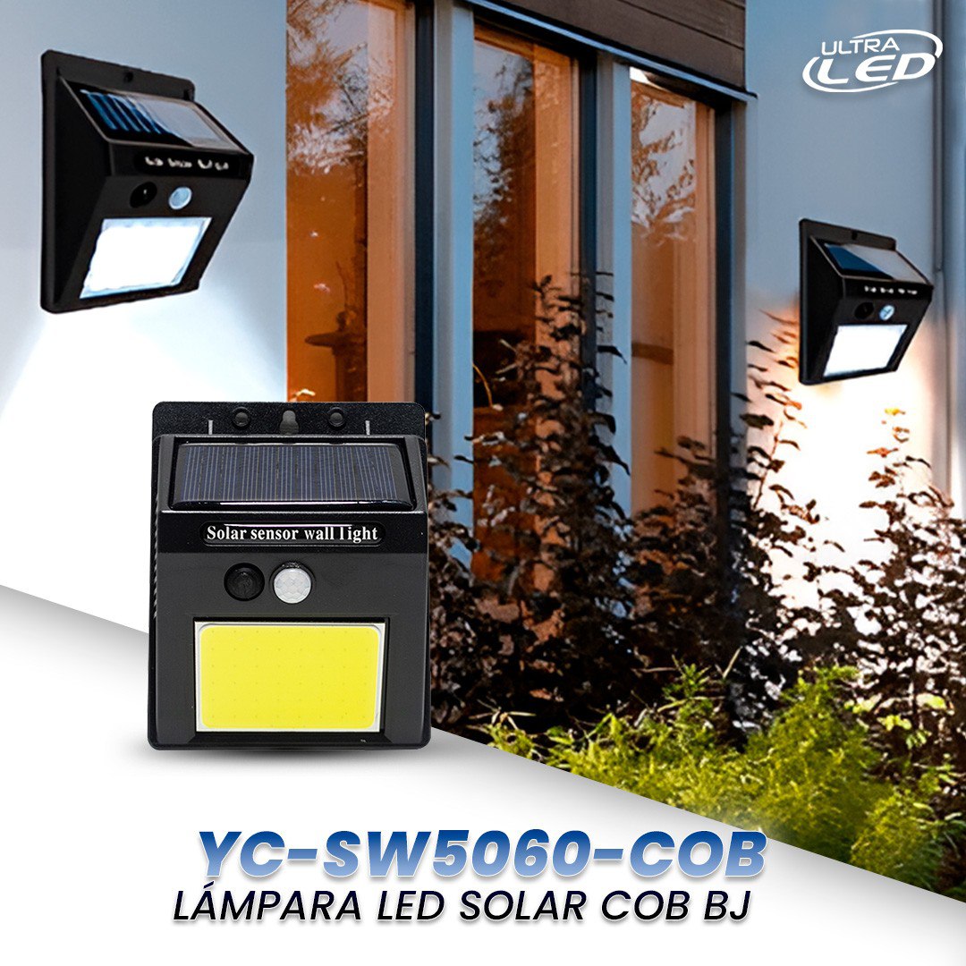 LAMPARA LED SOLAR MODELO 5060 COB