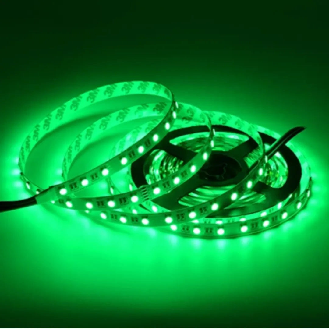 CINTA LED 12V VERDE IP20 8MM 5MTS