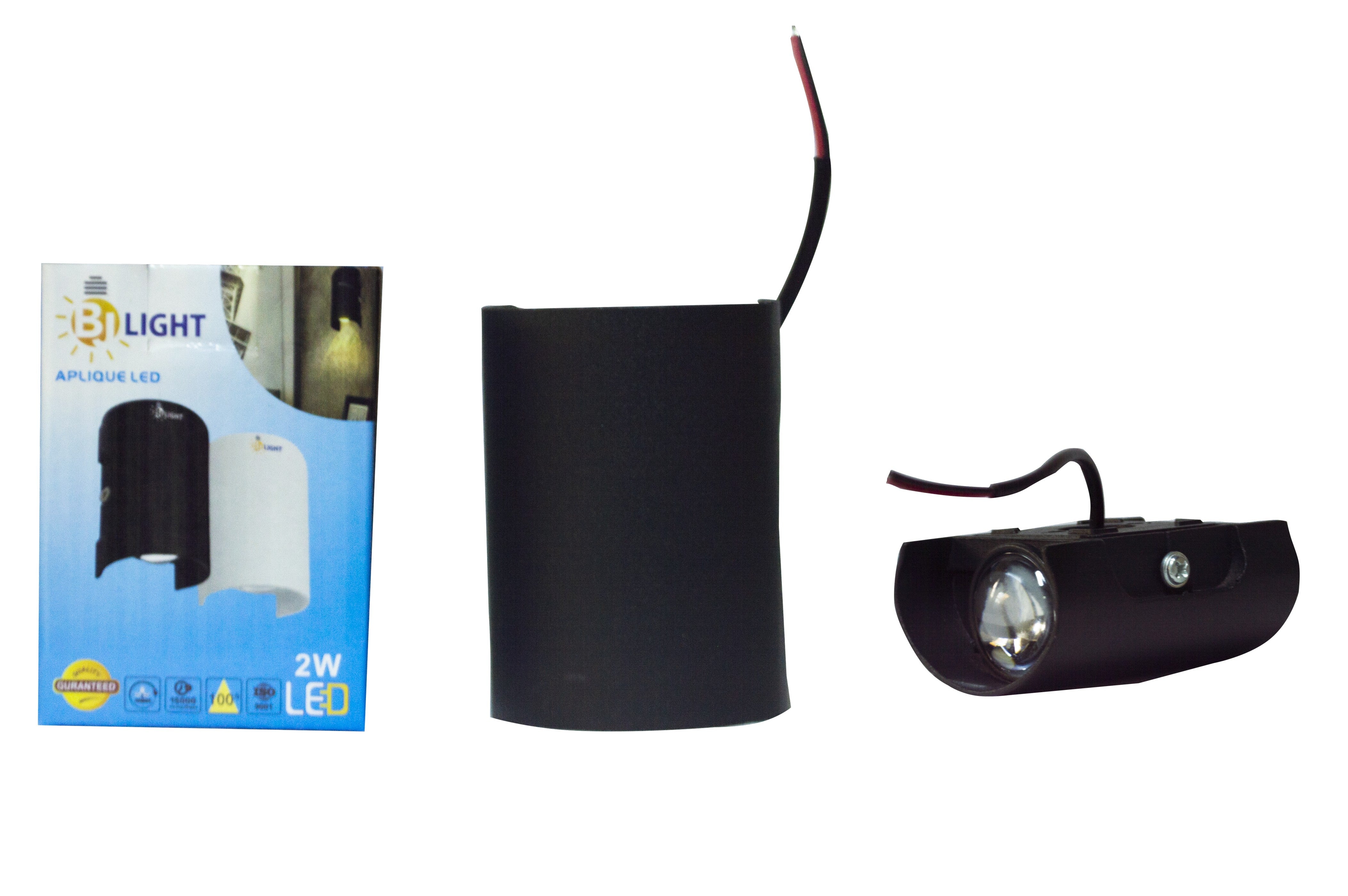 LAMPARA LED APLIQUE DECORATIVO 2W MODELO OS-C03 LUZ CALIDA